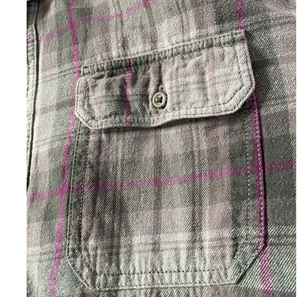 Faded Glory Mens Plaid Button-Up Shirt XL Grunge Outdoor Emo Grandpacore Hiking - Picture 10 of 11